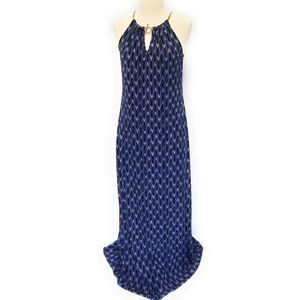IVANKA TRUMP Navy Blue Floor Length Maxi Dress S